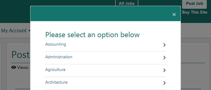 How to create and group or nest categories for your FOJ Jobs